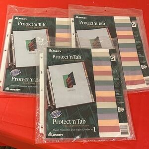 Avery Protect 'n Tab with Multicolor Dividers